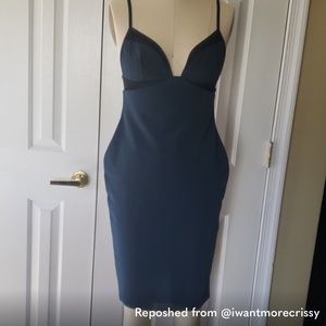 Bec and Bridge Blue Midi Dress